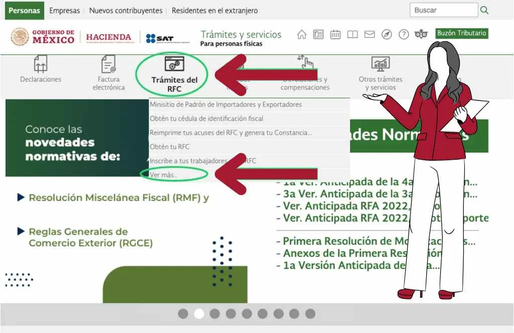 Sitio web de la CURP