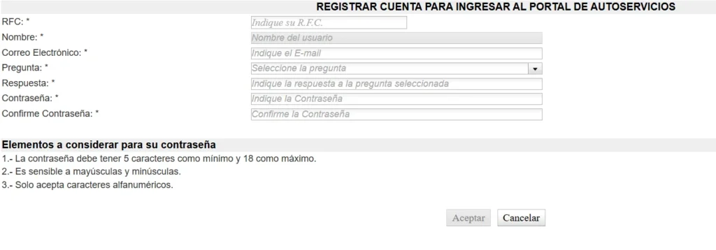 Portal Autoservicios SEMS